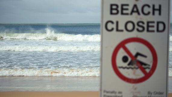 Beach Closed